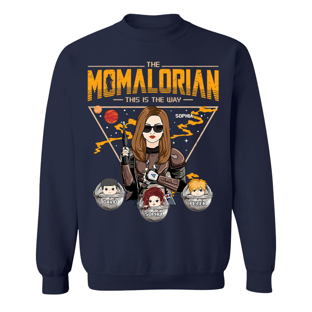 The Momalorian This Is The Way - Personalized Shirt Gift For Mom DO98