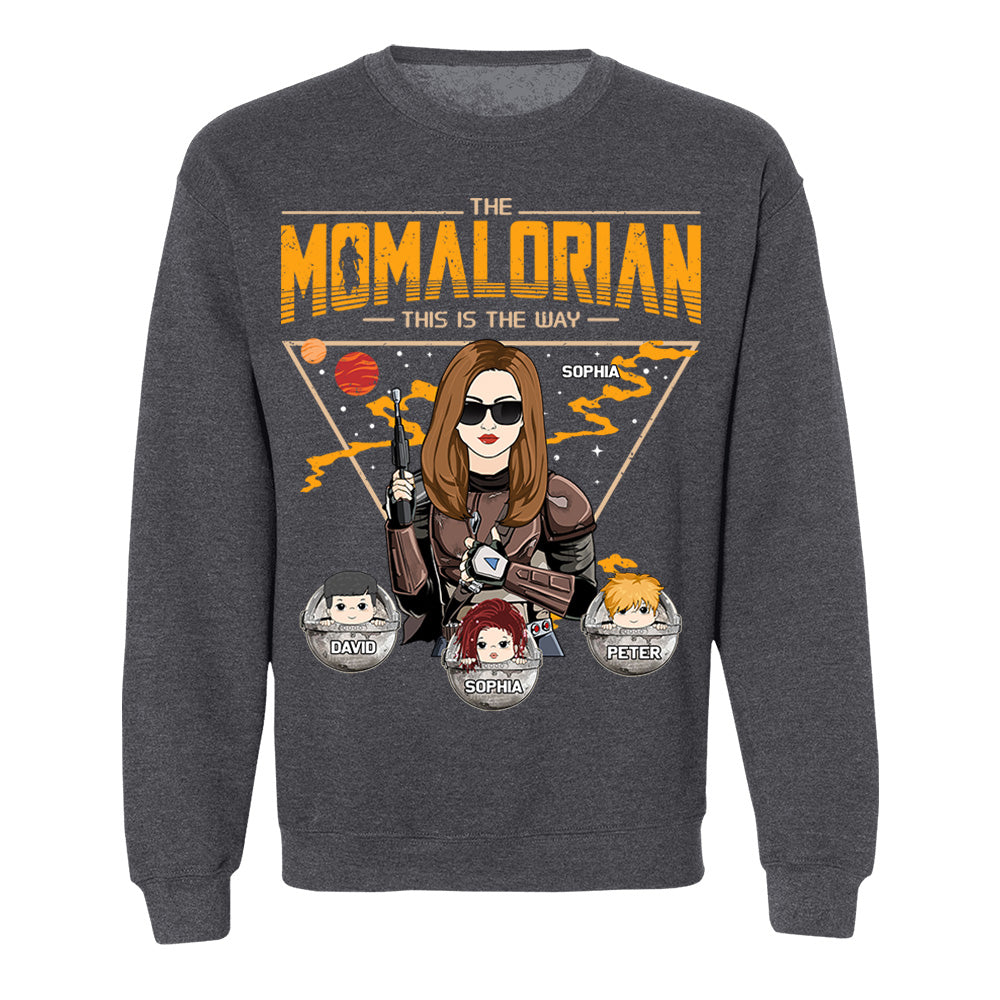The Momalorian This Is The Way - Personalized Shirt Gift For Mom DO98