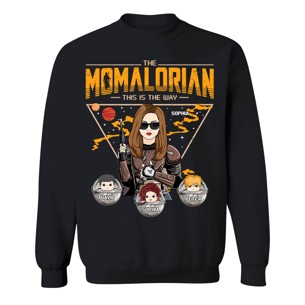 The Momalorian This Is The Way - Personalized Shirt Gift For Mom DO98