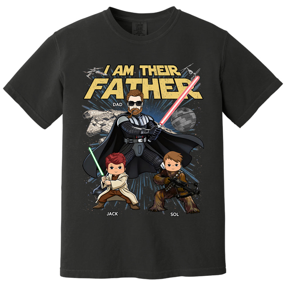 I Am Their Father  Personalized Vintage Style Shirt For Dad Father’s Day Gift T1807 T24