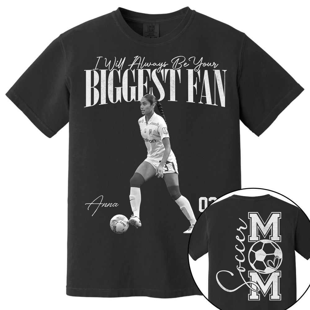 I'll Always Be Your Biggest Fan - Washed Tee Retro Bootleg Shirt For Soccer Player Vr2 Na02 Do99
