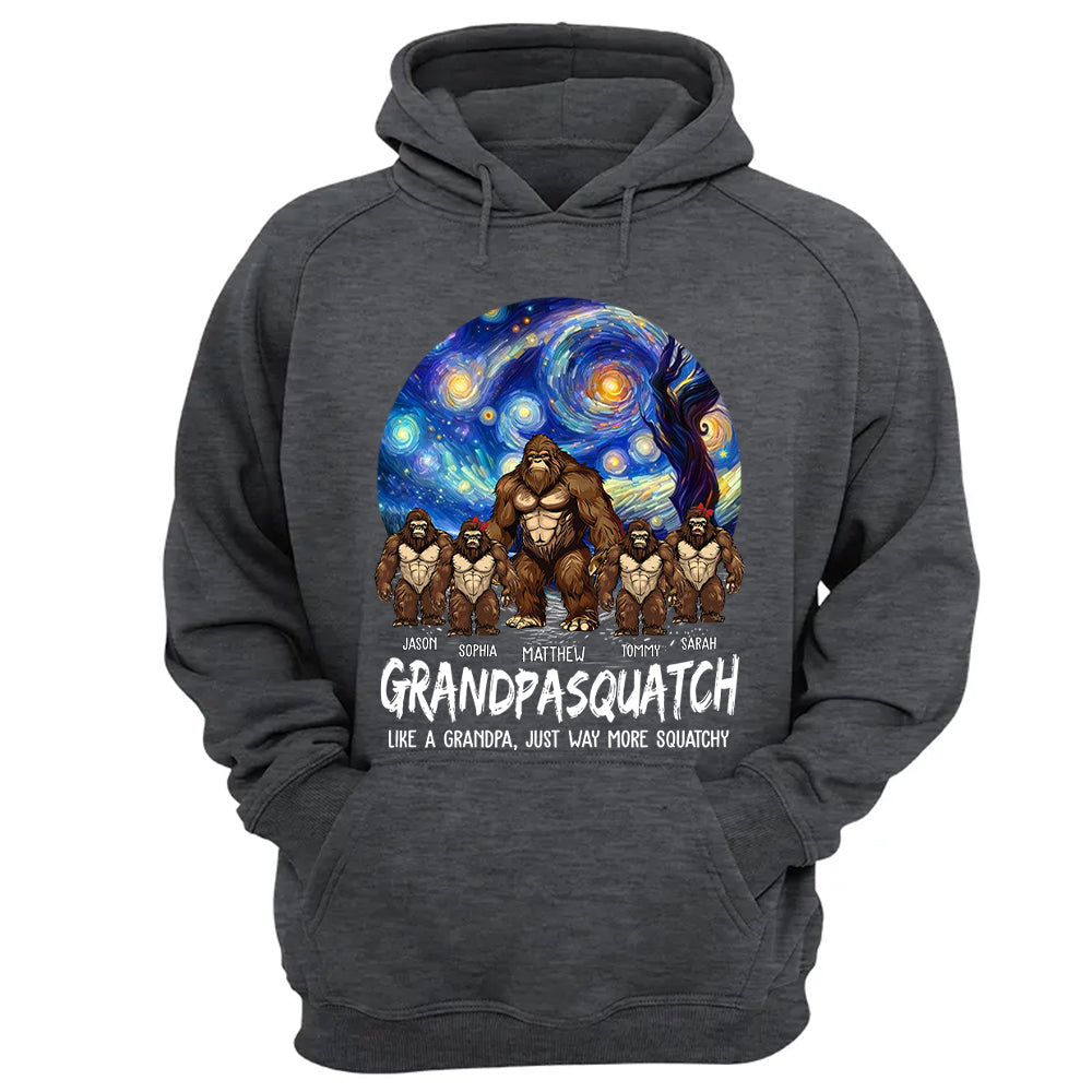Grandpasquatch Personalized Shirt - Father's Day Gift For Family Members Vr3