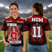 Custom Photo Football Jersey Shirt For Football Family Game Day Shirt H2511