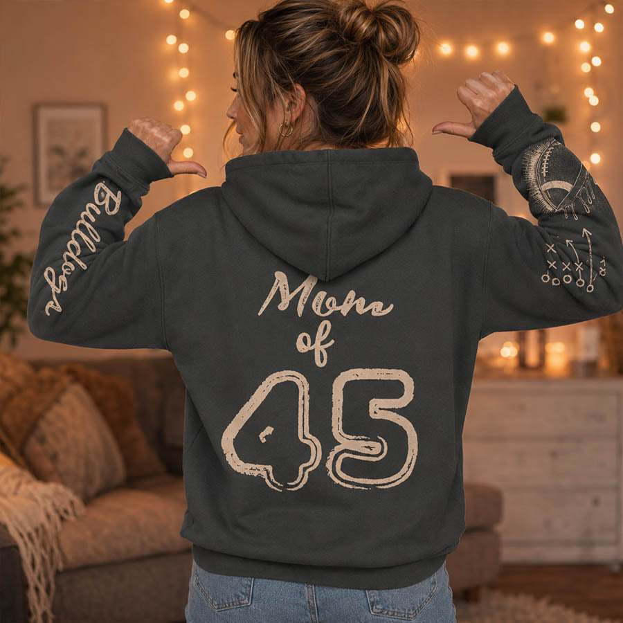 I'll Always Your Biggest Fan - Personalized Bleach Style Football Shirt For Football Mom NA04