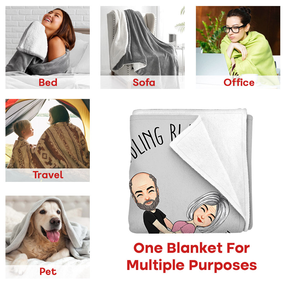 This Is Our Cuddling Blanket Persionalized Blanket Gift For Couple Vr2 Pa00