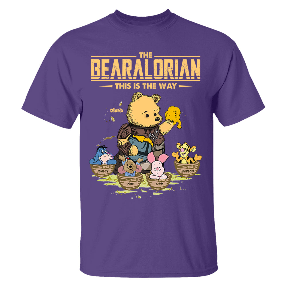 The Mama Bearalorian This Is The Way - Personalized Shirt For Mom Custom Nickname With Kids Gift vr2