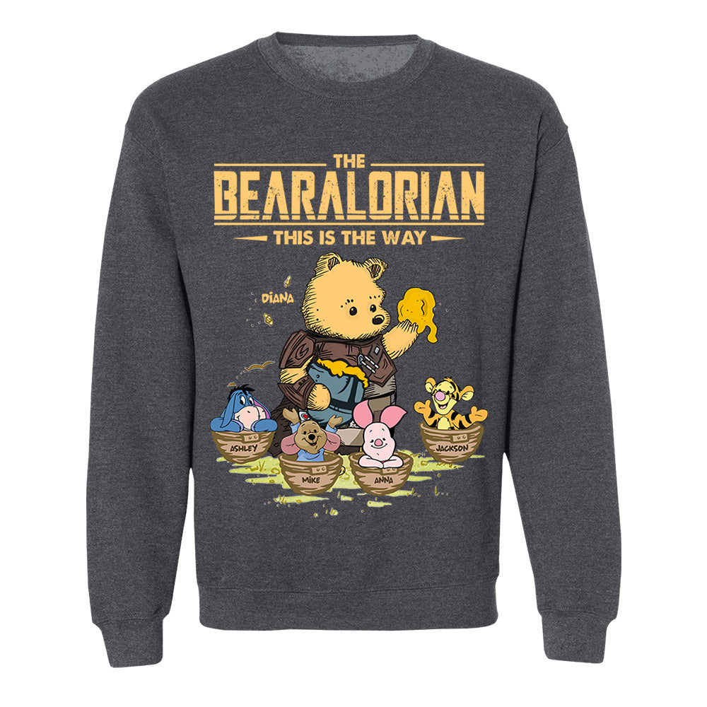 The Mama Bearalorian This Is The Way - Personalized Shirt For Mom Custom Nickname With Kids Gift vr2