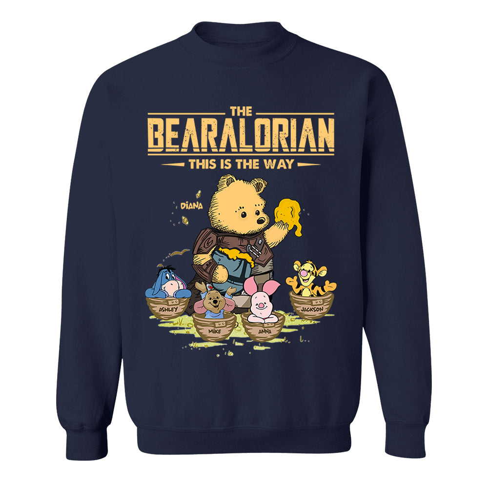 The Mama Bearalorian This Is The Way - Personalized Shirt For Mom Custom Nickname With Kids Gift vr2