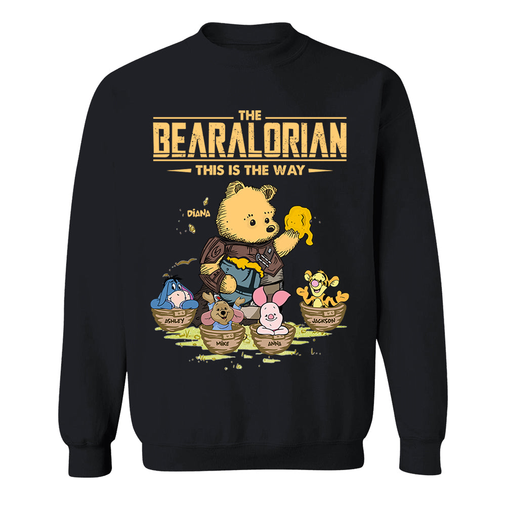 The Mama Bearalorian This Is The Way - Personalized Shirt For Mom Custom Nickname With Kids Gift vr2