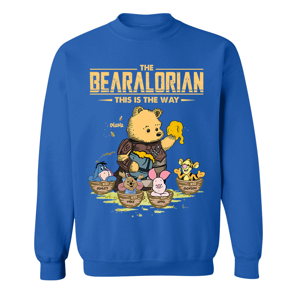 The Mama Bearalorian This Is The Way - Personalized Shirt For Mom Custom Nickname With Kids Gift vr2
