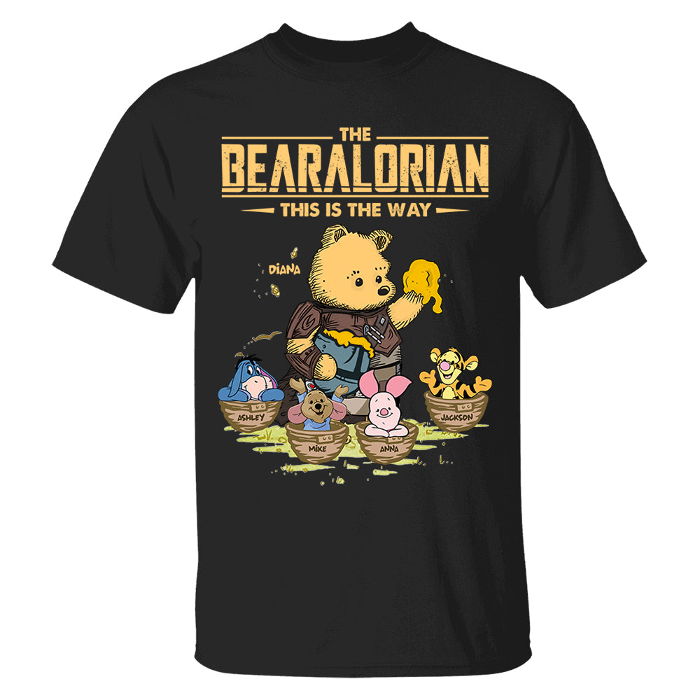 The Mama Bearalorian This Is The Way - Personalized Shirt For Mom Custom Nickname With Kids Gift vr2