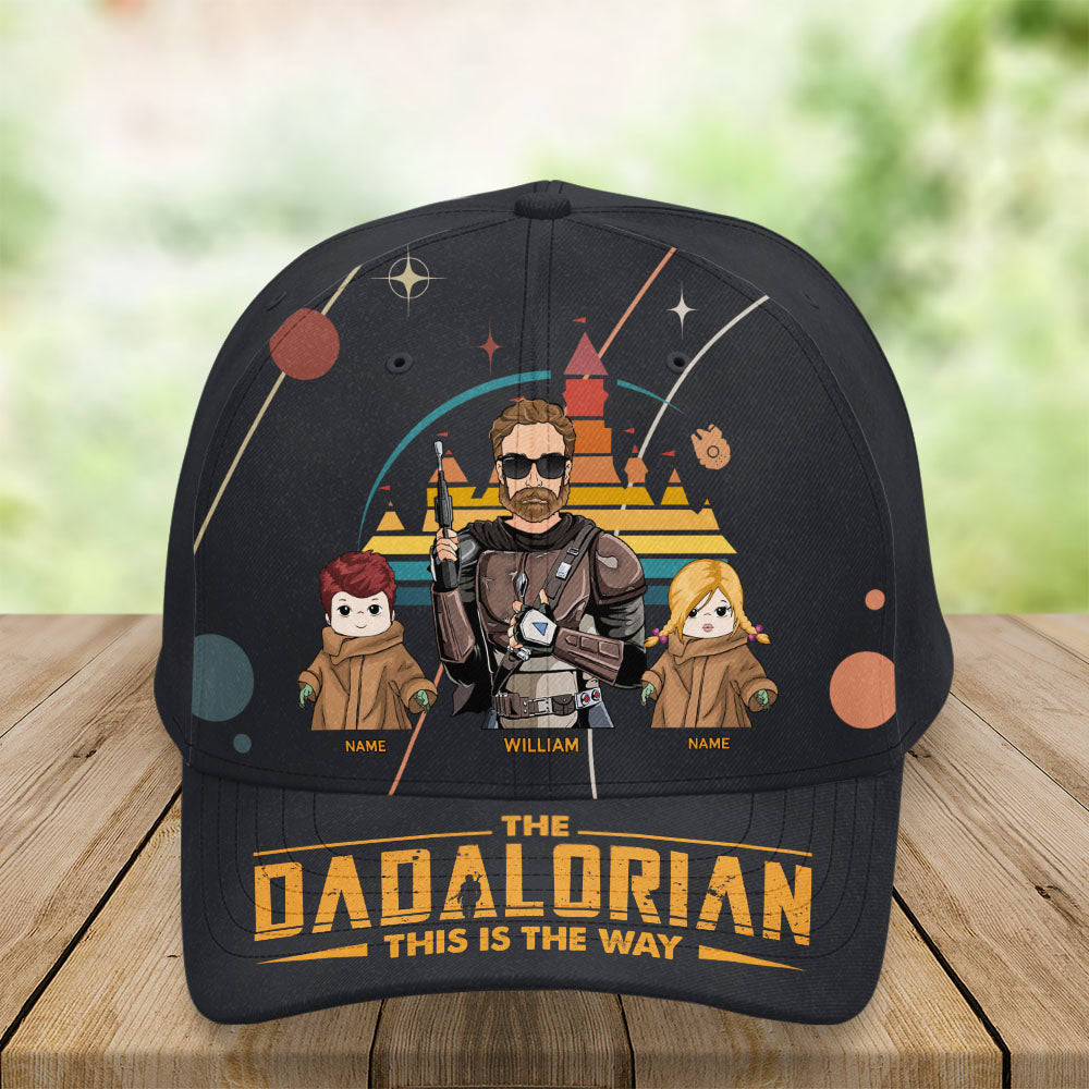 The Dadalorian This Is The Way - Personalized Gifts For Dad Classic Cap Vr2