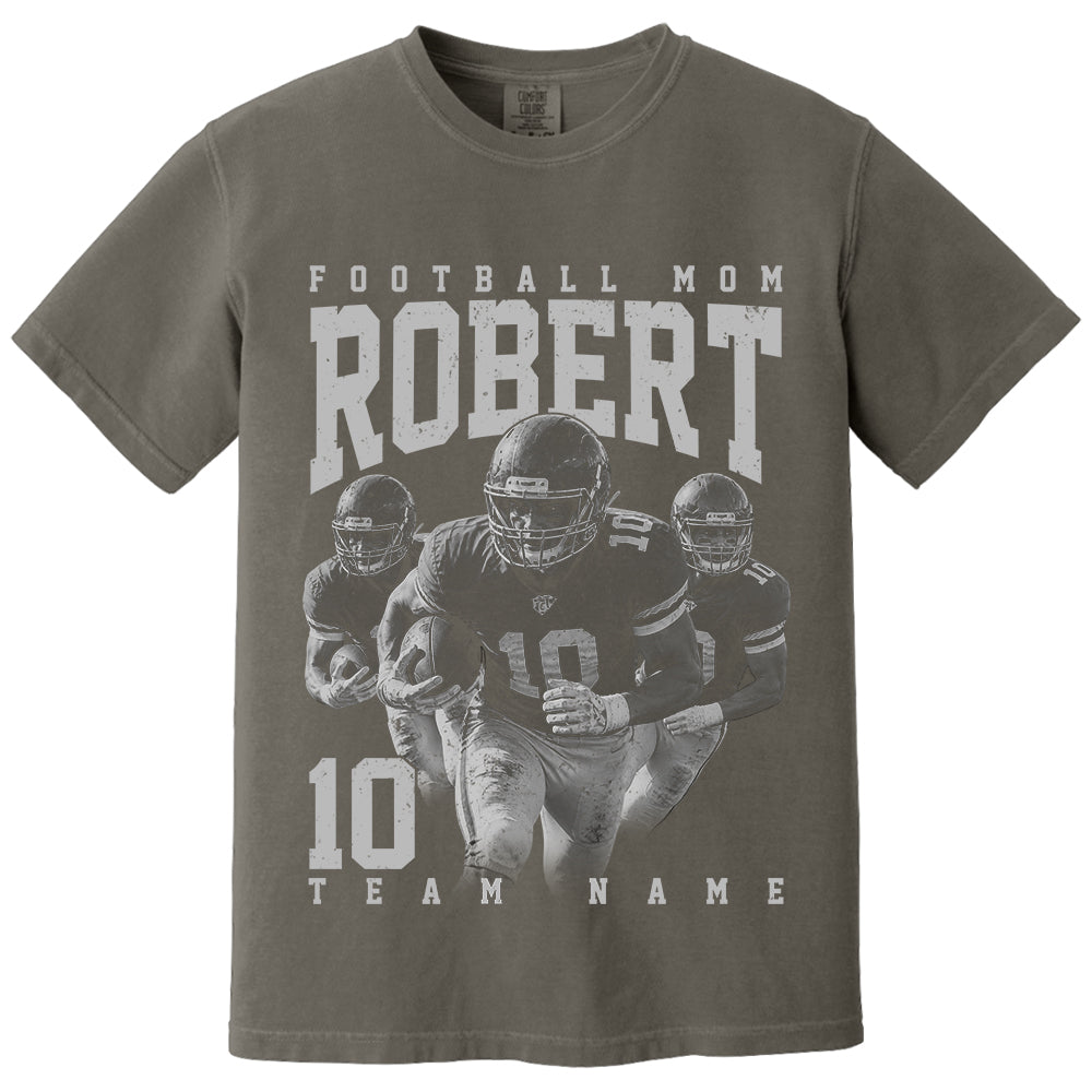 Football Lover - Personalized Washed Tee Custom Sport Players American Football Family NA04 VH01