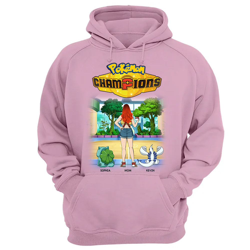 Pokémom Champions-Personalized Shirt For Mom, Dad Custom Nickname With Kids Gift Na02 VH01