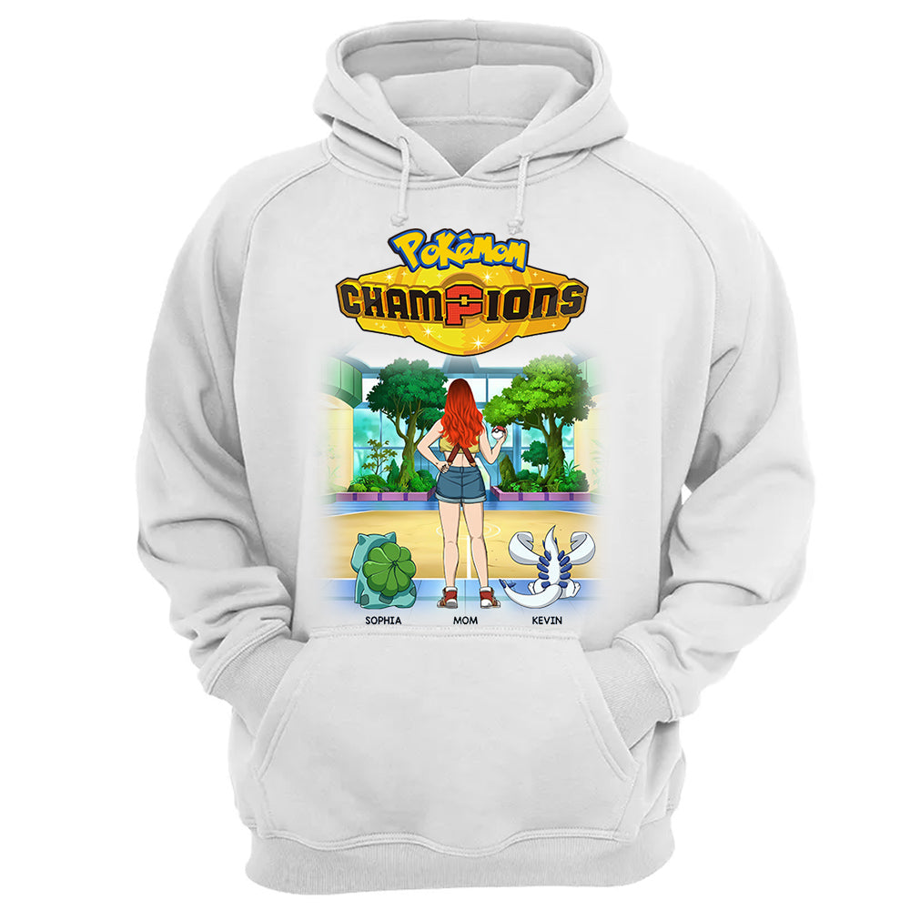 Pokémom Champions-Personalized Shirt For Mom, Dad Custom Nickname With Kids Gift Na02 VH01