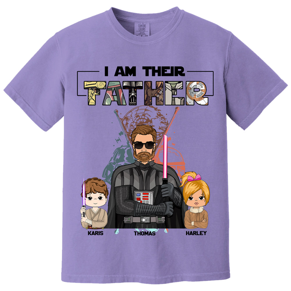 I Am Their Father Custom Shirt For Dad - Father's Day Gift 2025
