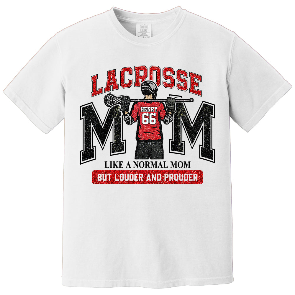 Personalized Lacrosse Mom Shirt, Custom Lacrosse Sports Mom Nickname Shirt, Gift For Sports Family T1807 TH23