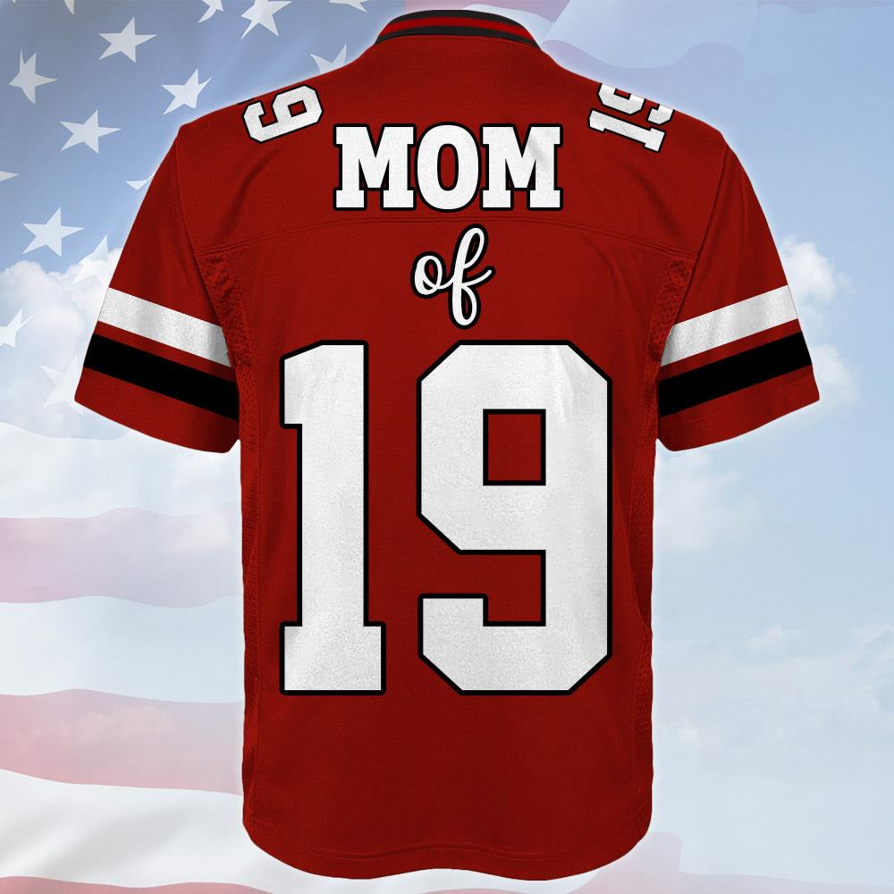 Custom My Heart Is On That Field Football Jersey Gift For Football Lovers - Personalized Gift For Football Player New Vr2 Nh00