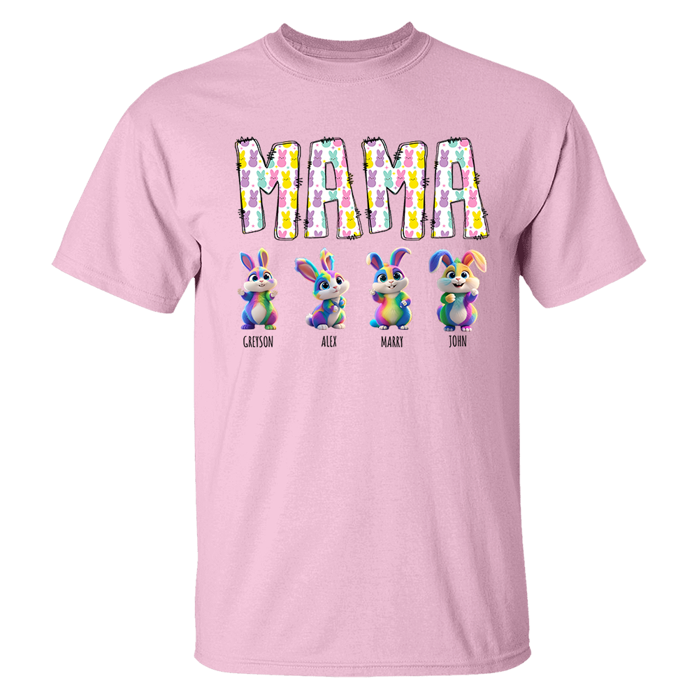 Mama Pepes - Personalized Grandma's Peeps Easter Day Shirt Pa00