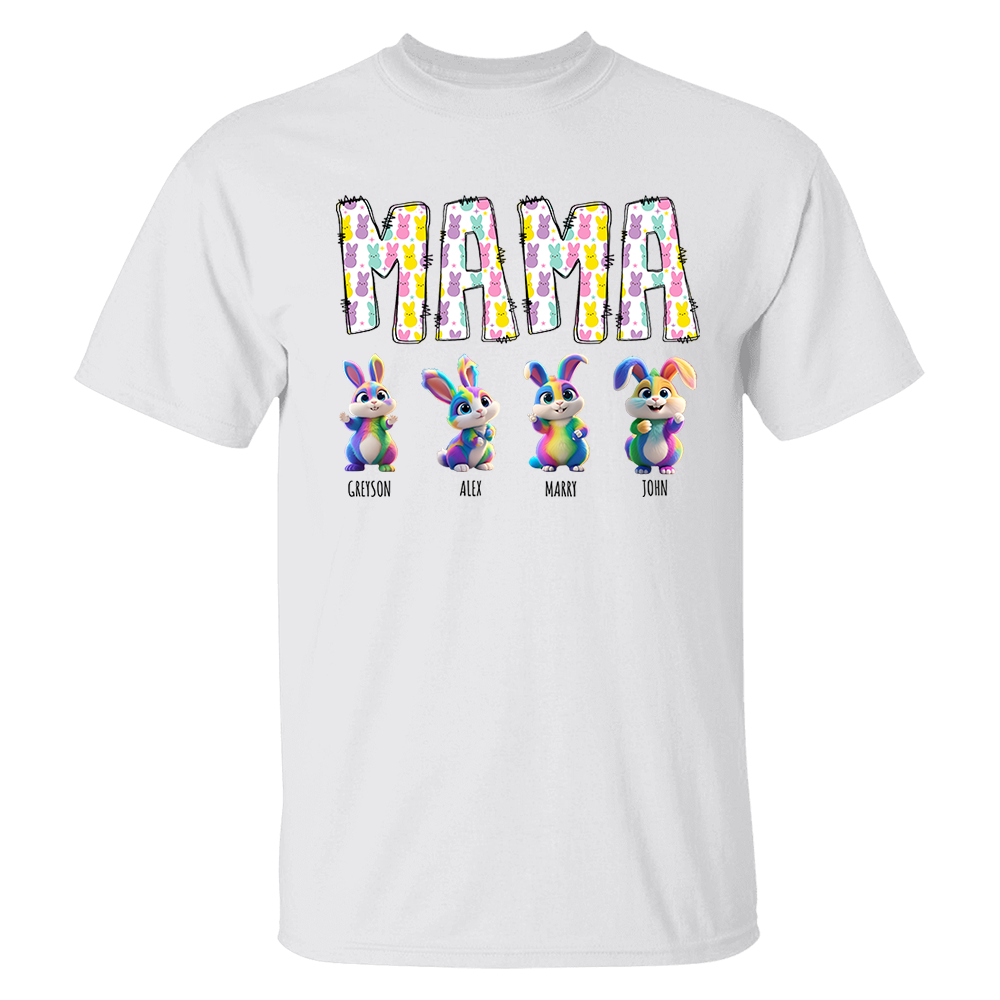 Mama Pepes - Personalized Grandma's Peeps Easter Day Shirt Pa00
