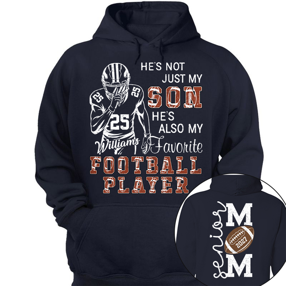 Custom Senior Football Mom 2027 Shirt, Sports Mom Gift L0411 Hv01