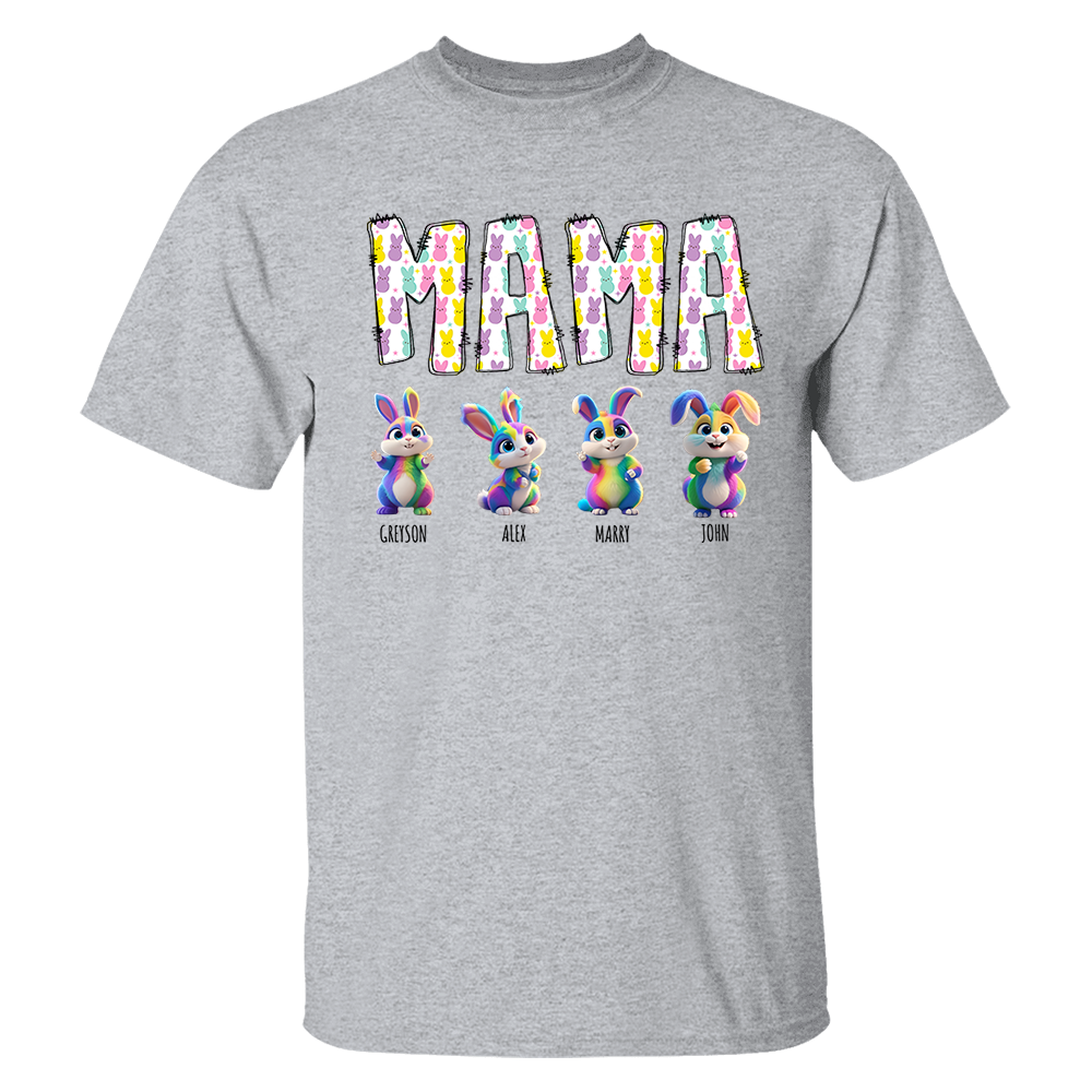 Mama Pepes - Personalized Grandma's Peeps Easter Day Shirt Pa00