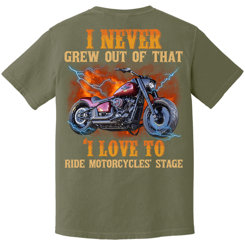 Loving to Ride Motorcycles Shirt - Personalized Upload Vehicle Photo For Biker A2110