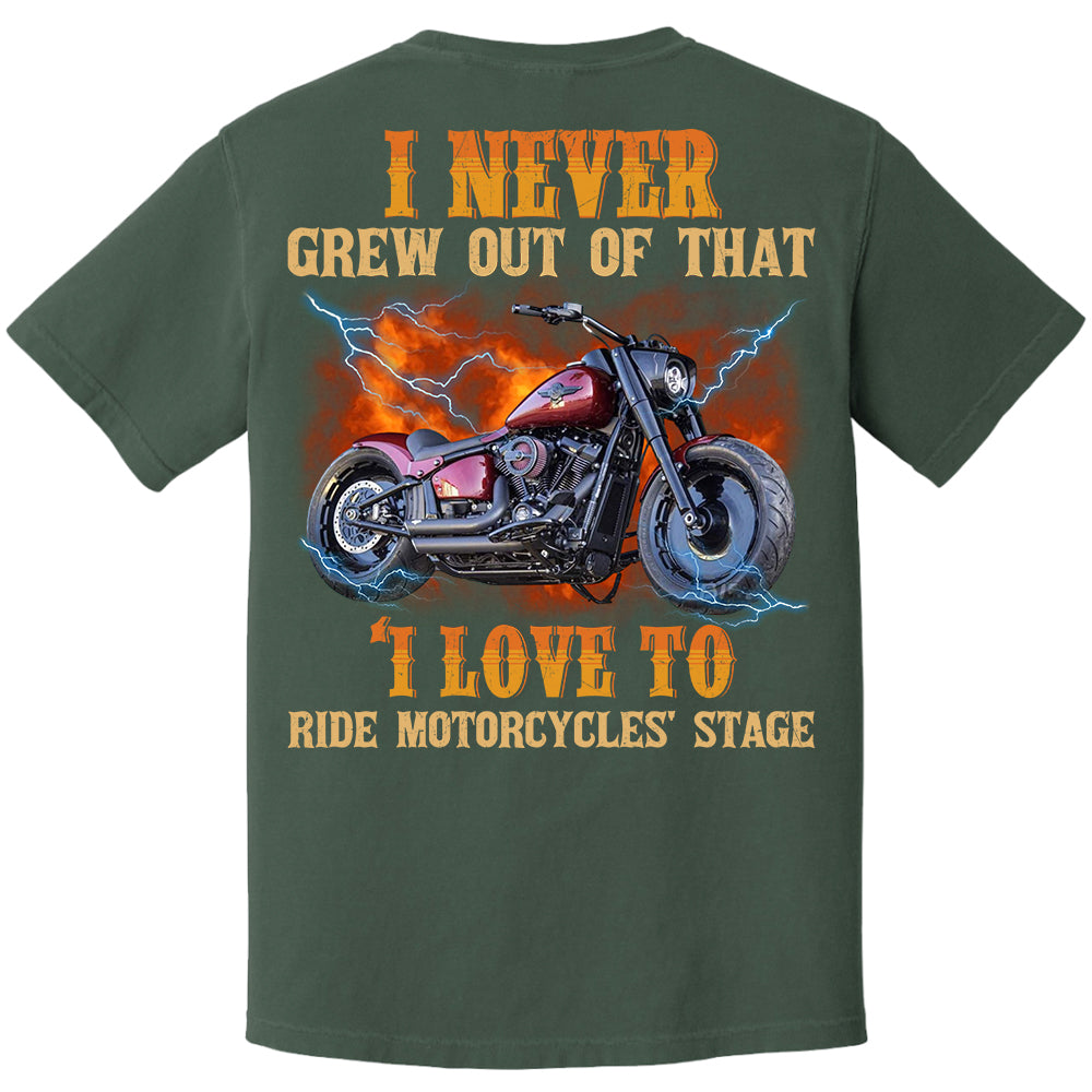 Loving to Ride Motorcycles Shirt - Personalized Upload Vehicle Photo For Biker A2110