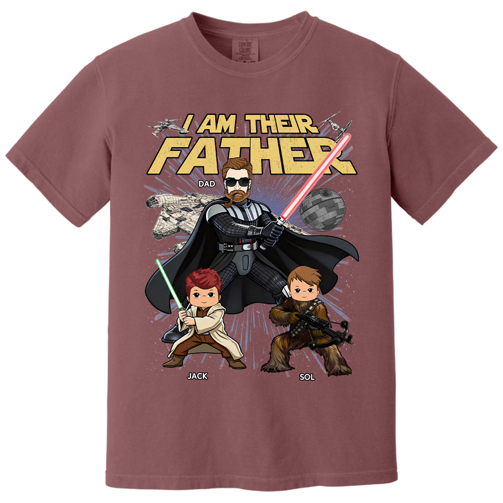 I Am Their Father  Personalized Vintage Style Shirt For Dad Father’s Day Gift T1807 T24