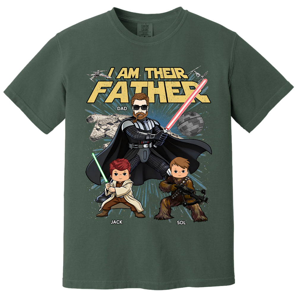 I Am Their Father  Personalized Vintage Style Shirt For Dad Father’s Day Gift T1807 T24