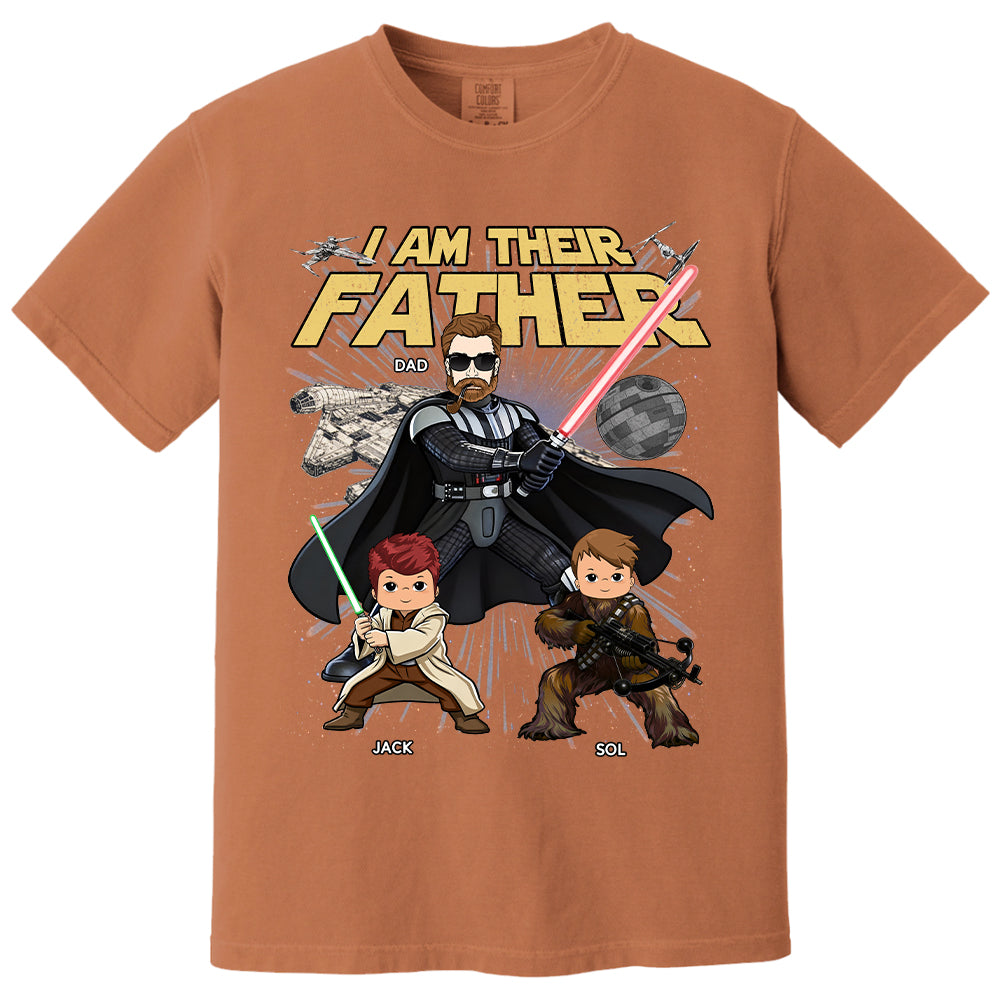 I Am Their Father  Personalized Vintage Style Shirt For Dad Father’s Day Gift T1807 T24