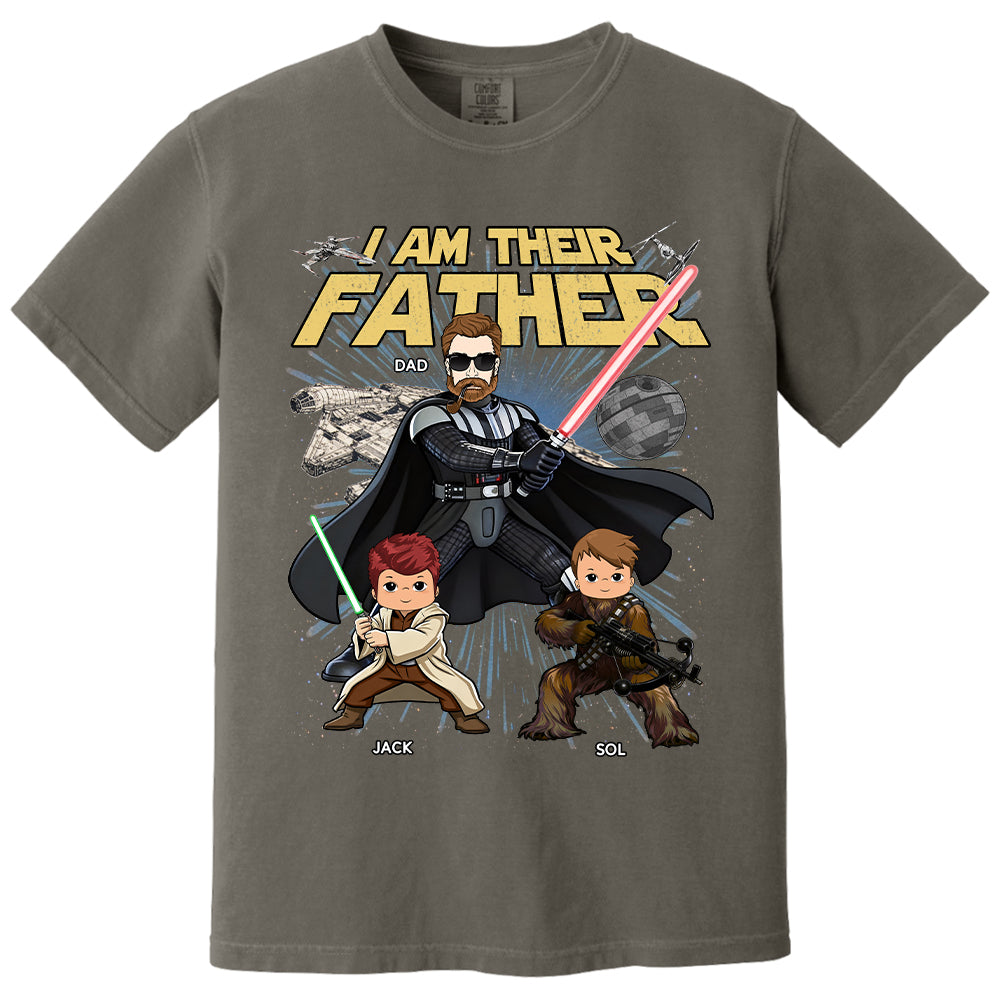 I Am Their Father  Personalized Vintage Style Shirt For Dad Father’s Day Gift T1807 T24