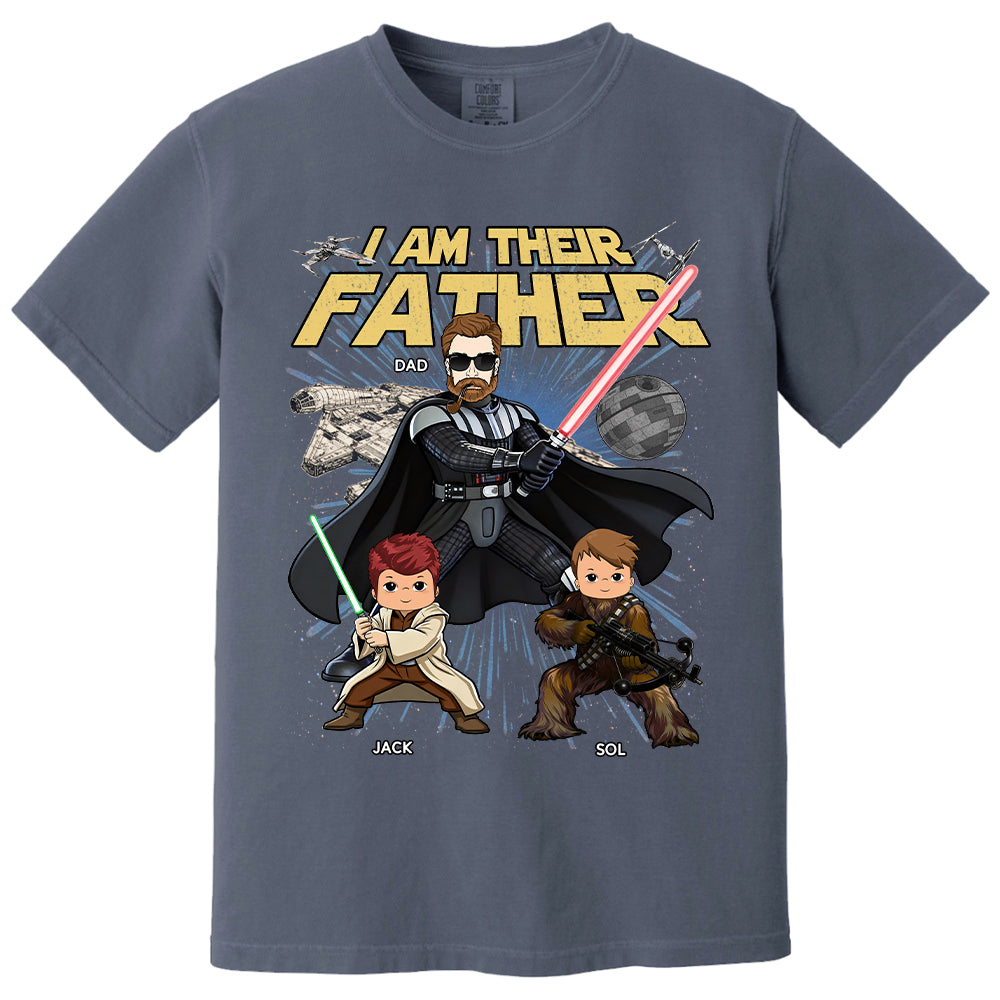 I Am Their Father  Personalized Vintage Style Shirt For Dad Father’s Day Gift T1807 T24