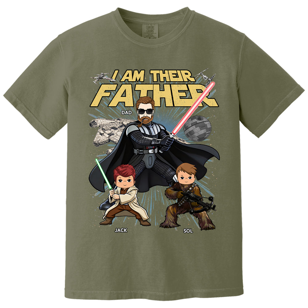 I Am Their Father  Personalized Vintage Style Shirt For Dad Father’s Day Gift T1807 T24