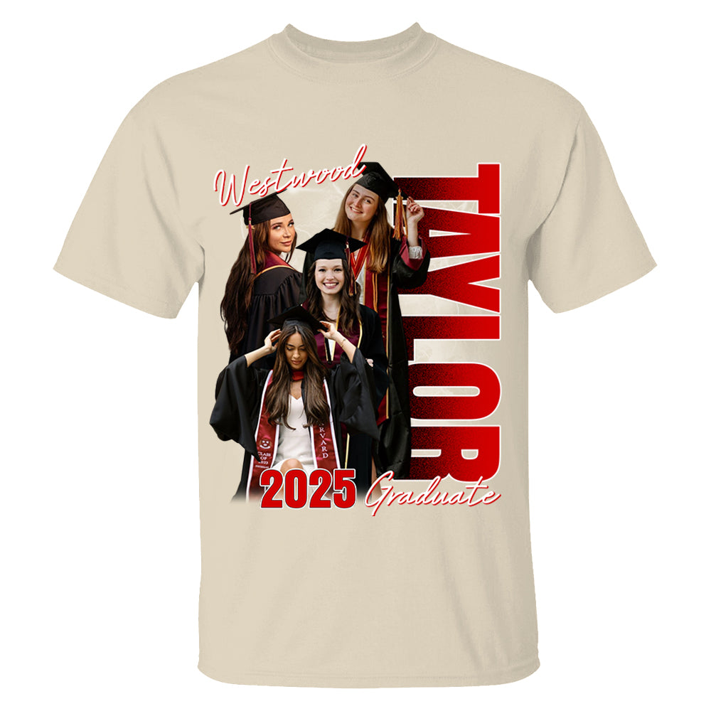 Custom Photo Family Graduation 2025 Shirt - N3005 VH01