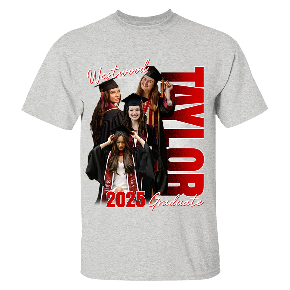 Custom Photo Family Graduation 2025 Shirt - N3005 VH01