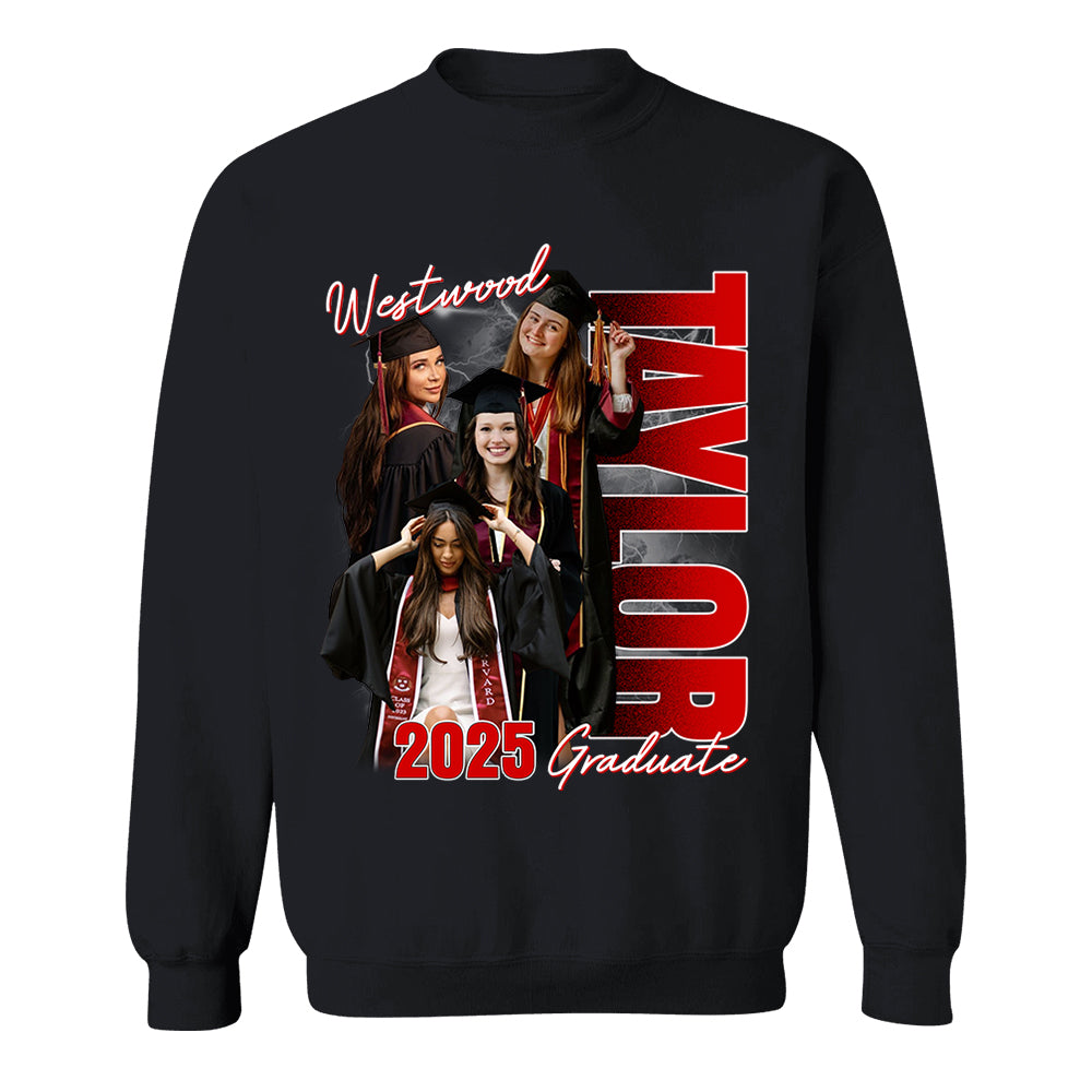 Custom Photo Family Graduation 2025 Shirt - N3005 VH01