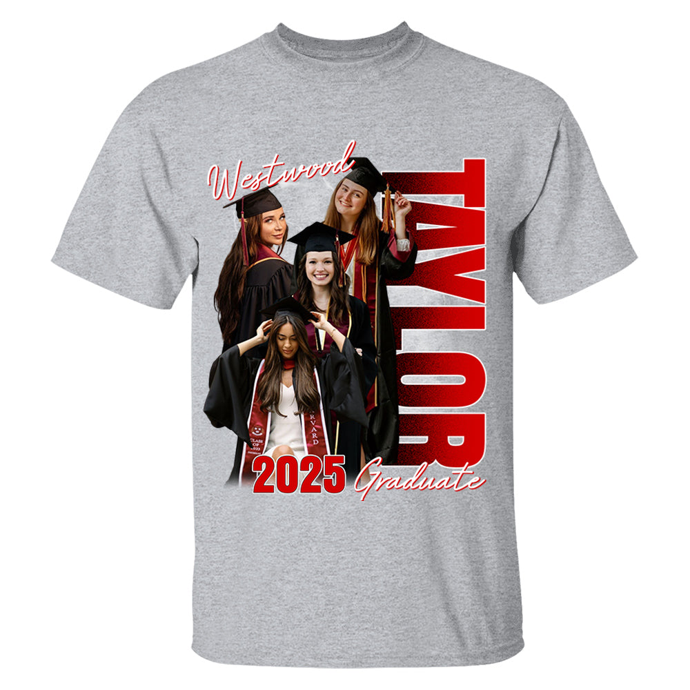 Custom Photo Family Graduation 2025 Shirt - N3005 VH01
