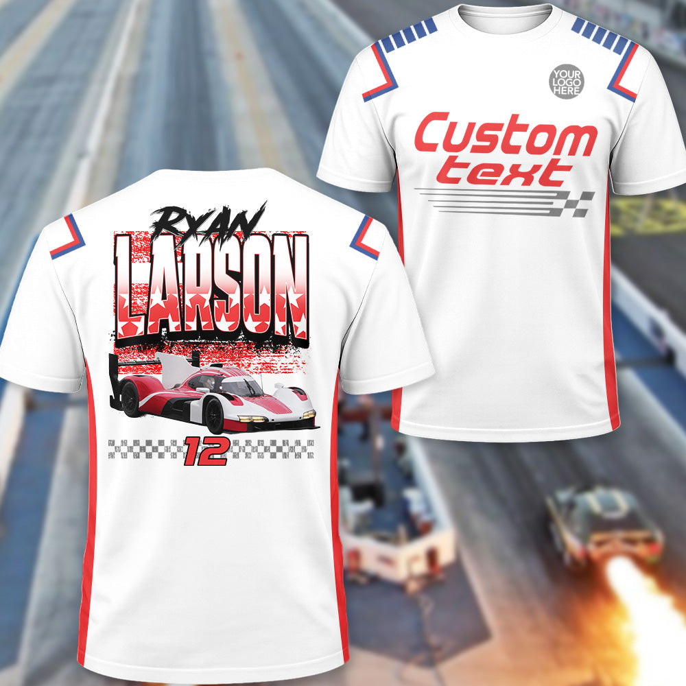 Custom Photo Race Car Shirt - Personalized Shirt For Racing Fan A2110 T24