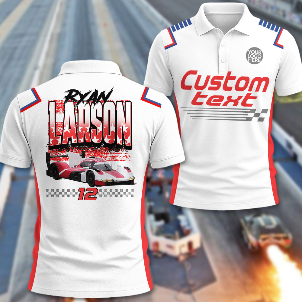 Custom Photo Race Car Shirt - Personalized Shirt For Racing Fan A2110 T24