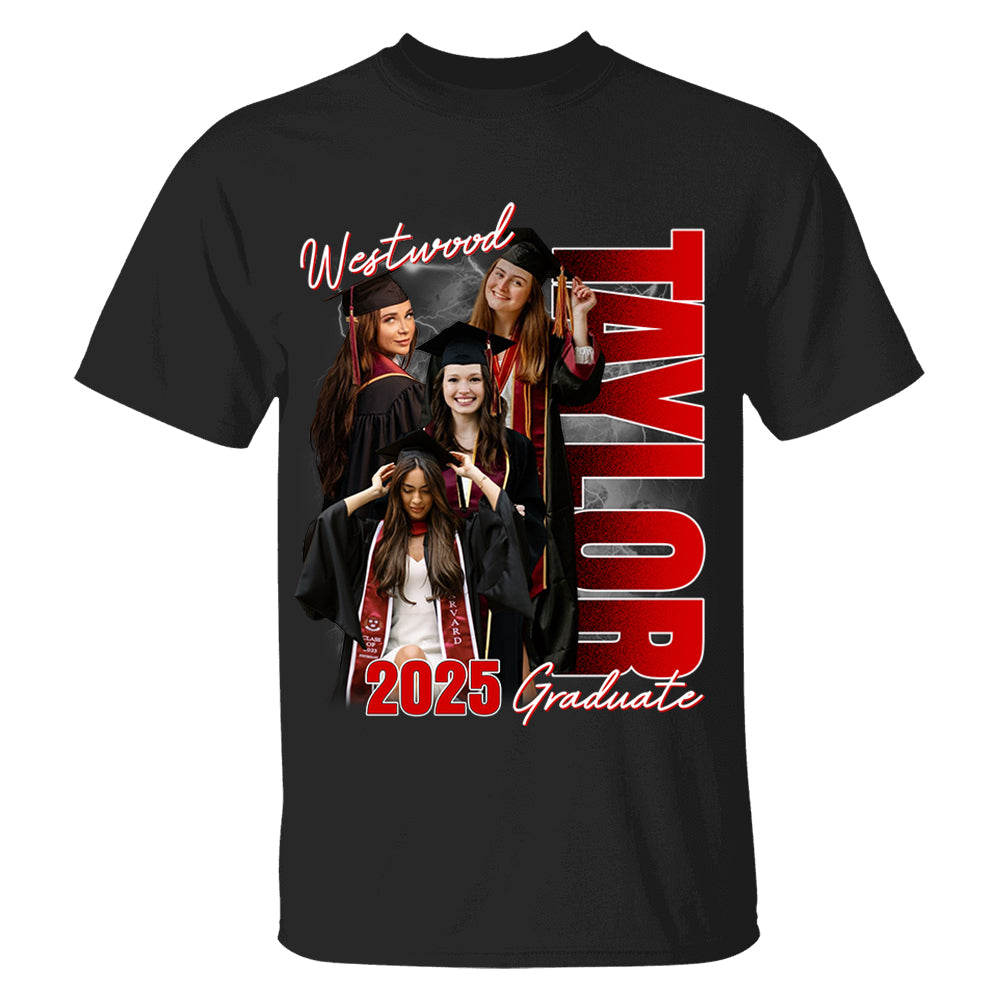Custom Photo Family Graduation 2025 Shirt - N3005 VH01
