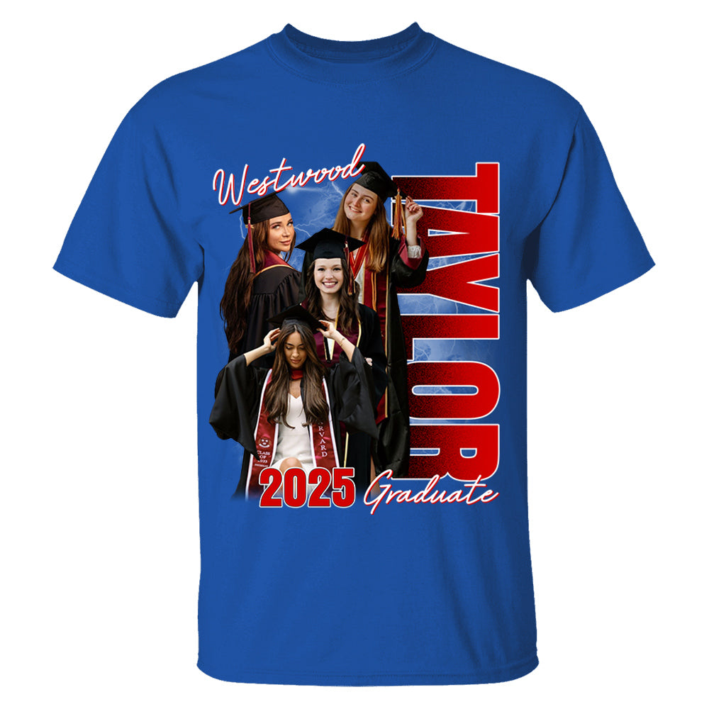 Custom Photo Family Graduation 2025 Shirt - N3005 VH01