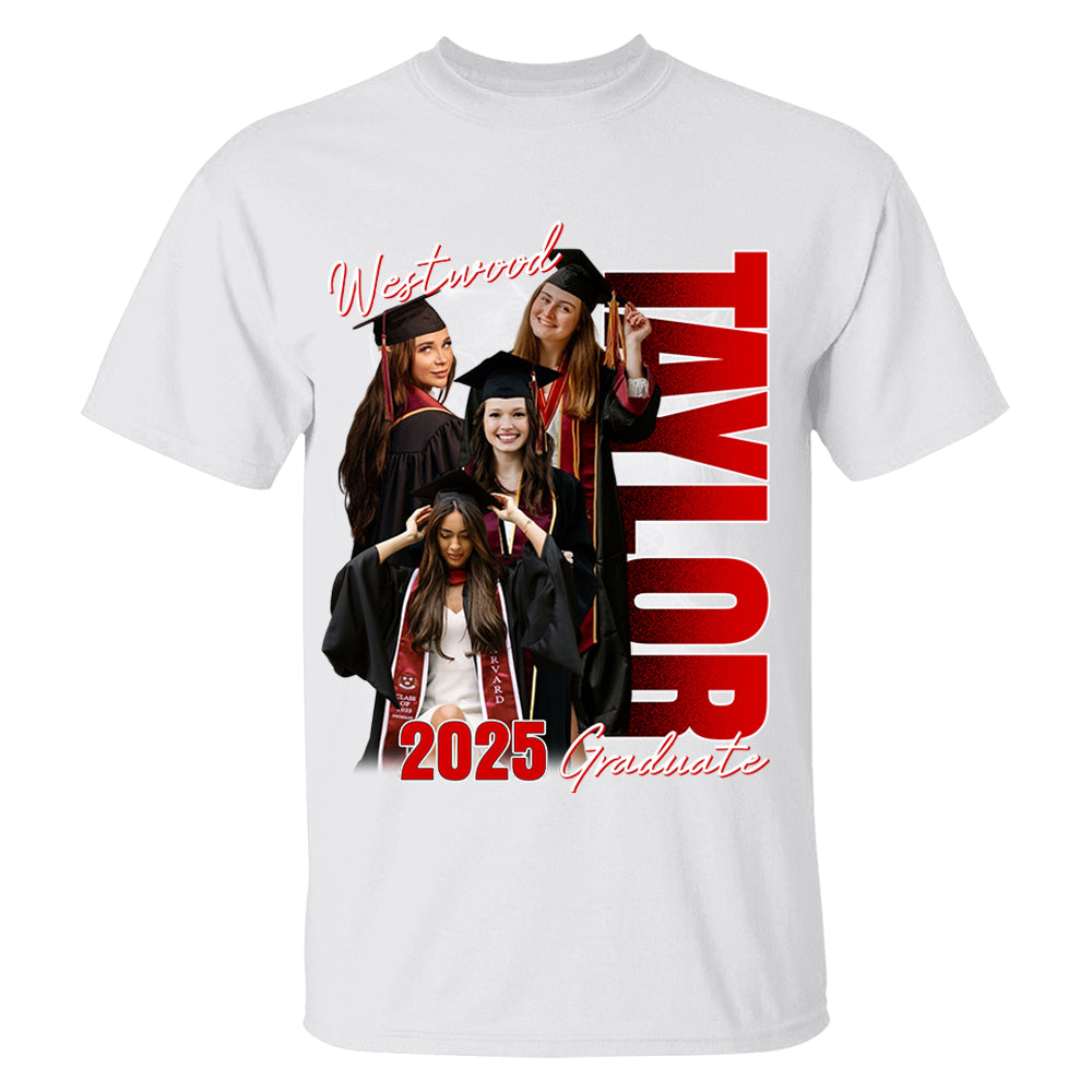 Custom Photo Family Graduation 2025 Shirt - N3005 VH01