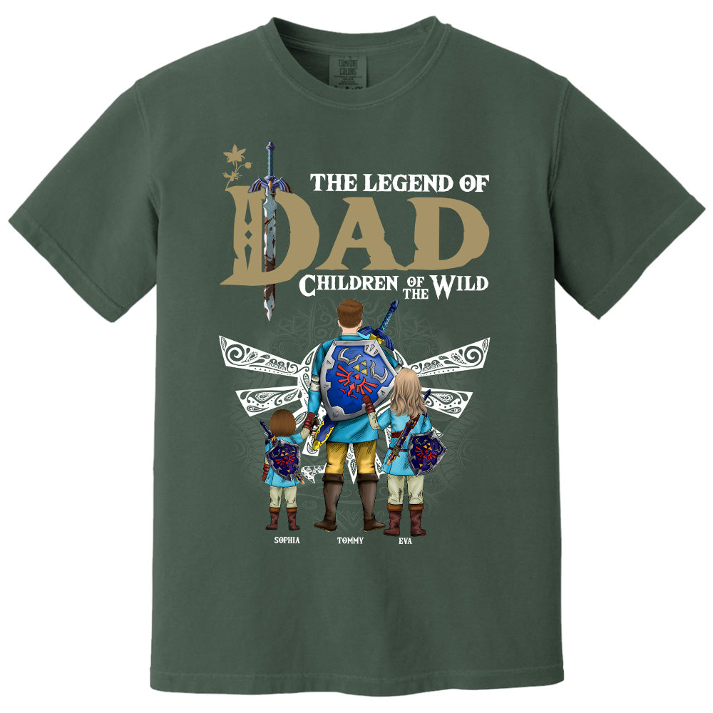 Personalized The Legend Of Dad Children Of The Wild, Gift For Father's Day T1807 Pt99