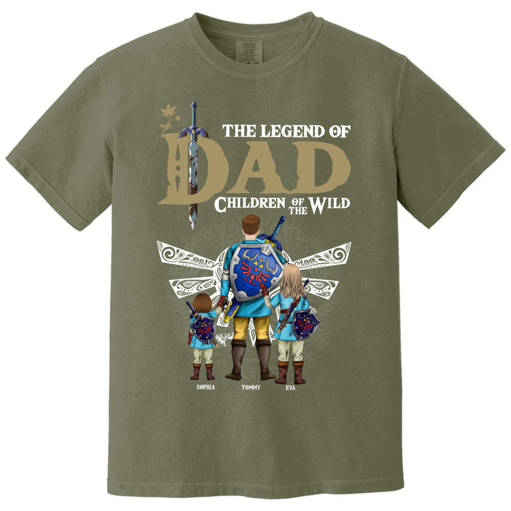 Personalized The Legend Of Dad Children Of The Wild, Gift For Father's Day T1807 Pt99