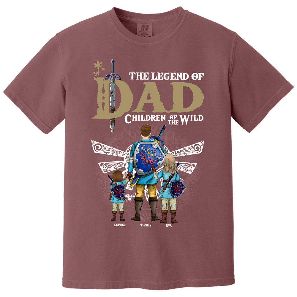 Personalized The Legend Of Dad Children Of The Wild, Gift For Father's Day T1807 Pt99