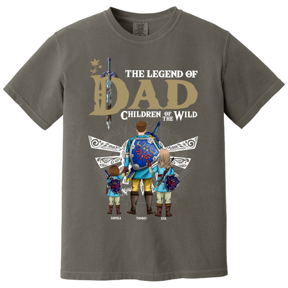 Personalized The Legend Of Dad Children Of The Wild, Gift For Father's Day T1807 Pt99
