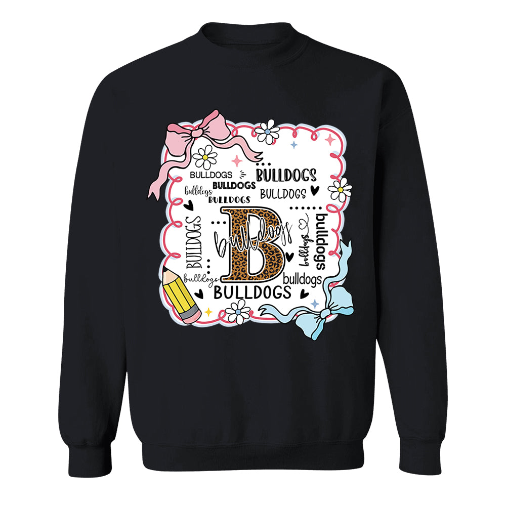 Personalized School Mascot Custom Name Teacher Shirts, Custom Preppy Teacher First Day of School Shirt Gift For Teacher Nh00