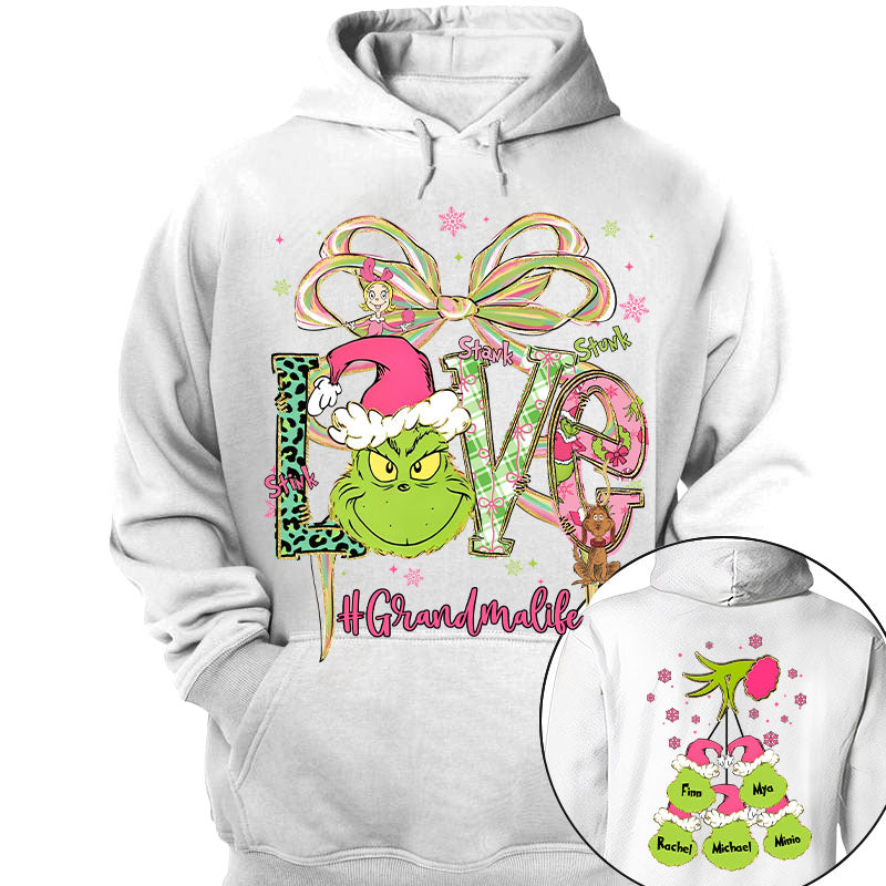 Grandma Christmas Sweatshirt - Personalized Gifts For Holly Jolly Xmas NA04
