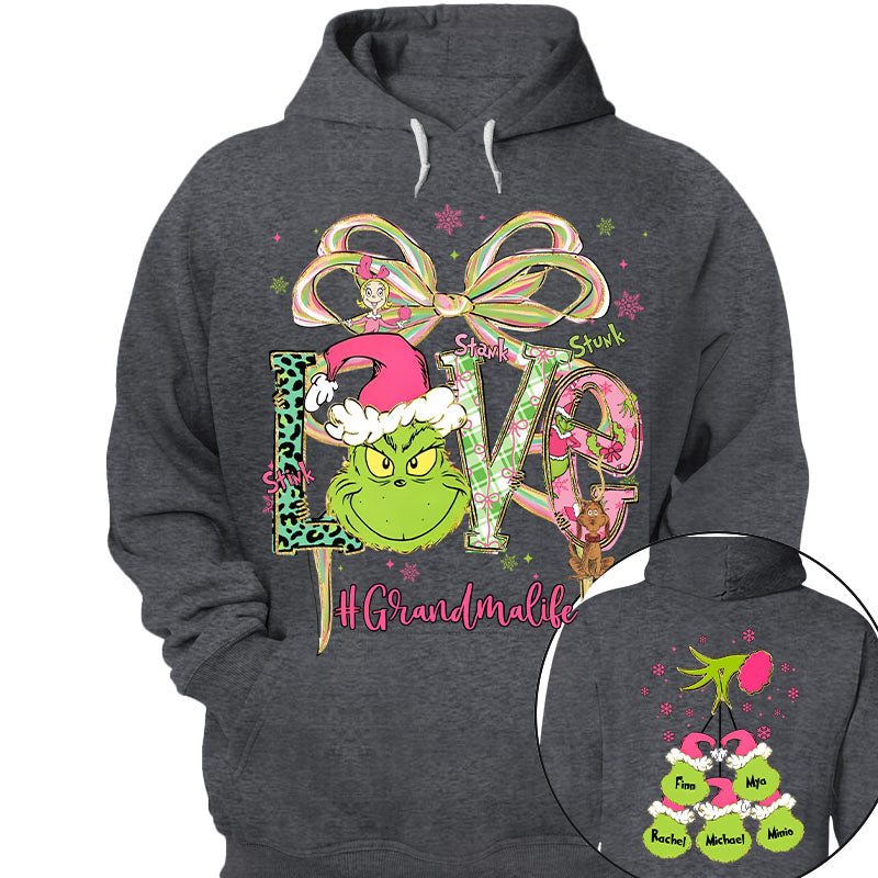 Grandma Christmas Sweatshirt - Personalized Gifts For Holly Jolly Xmas NA04